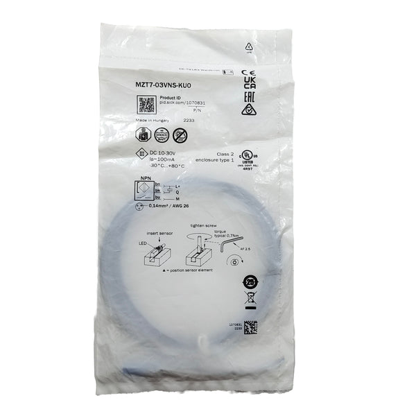 MZT7-03VNS-KU0 Brand New Sick Cylinder Sensor 1070831