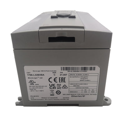 1766-L32BXBA Genuine New 1766L32BXBA AB MicroLogix 1400 32 Point Controller