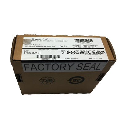 1769-IQ16F AB I/O Input Module New Factory Sealed 1769IQ16F Fast Shipping