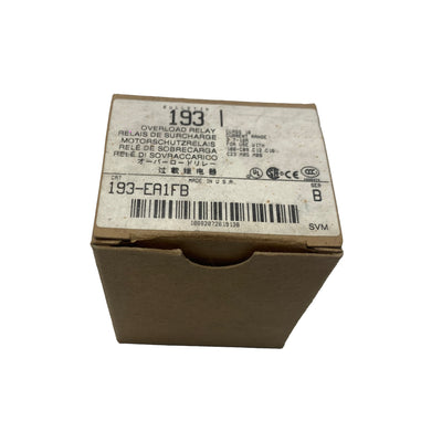 193-EA1FB New Factory Sealed AB Overload Relay 193EA1FB