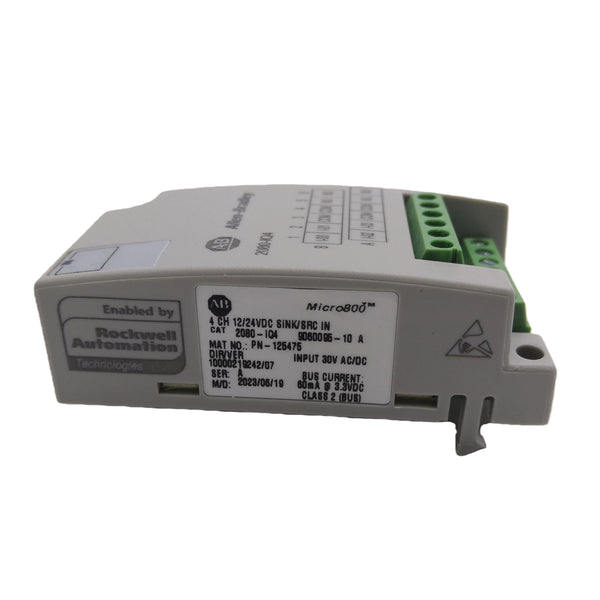 2080-IQ4 Genuine AB Micro800 4-Channel Digital DC Input Module 2080IQ4