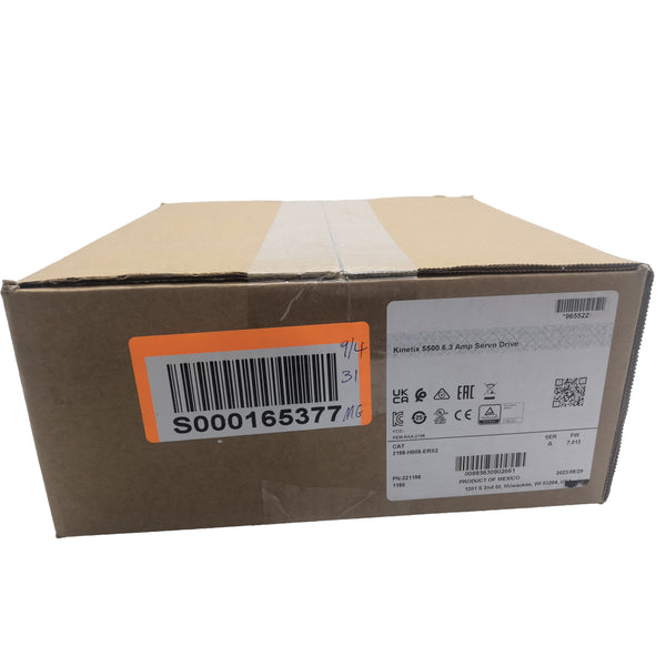 2198-H008-ERS2 New In Box AB 2198H008ERS2 Kinetix 5500 6.3 Servo Drive