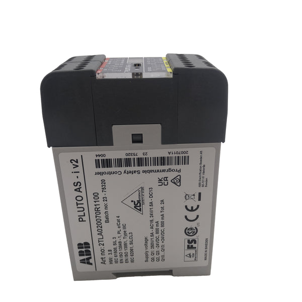 2TLA020070R1100 ABB 2TLA020070R1100 Safety Relay PLUTO AS-i V2 New In Box