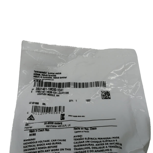 3SU1401-1MC60-1CA1 Siemens Genuine 3SU14011MC601CA1 Terminal Module