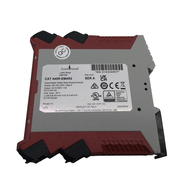 440R-EM4R2 AB 440REM4R2 Safety Relay GuardMaster Input 24VDC 5W New In Box