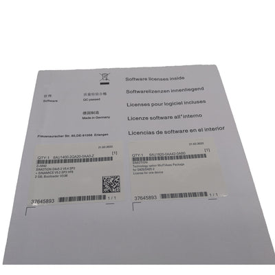 6AU1400-2QA20-0AA0-Z-M42 Genuine Siemens Memory Card 6AU14002QA200AA0ZM42