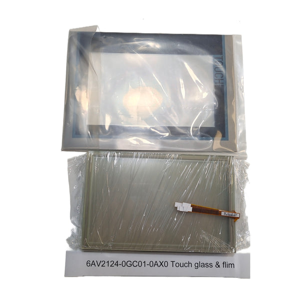 6AV2124-0GC01-0AX0 ﻿New Siemens Touch Screen Glass + Protective Film 6AV21240GC010AX0