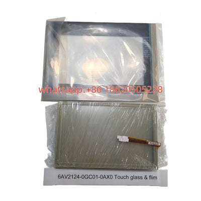 6AV2124-0GC01-0AX0 ﻿New Siemens Touch Screen Glass + Protective Film 6AV21240GC010AX0
