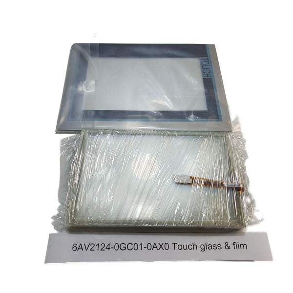 6AV2124-0GC01-0AX0 ﻿New Siemens Touch Screen Glass + Protective Film 6AV21240GC010AX0