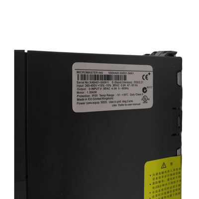6SE6440-2UD21-5AA1 New Original Siemens Micromaster 440 AC Drive 6SE64402UD215AA1