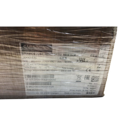 6SL3100-0EE21-6AA0 Siemens Reactor For Power Supply Brand New 6SL31000EE216AA0