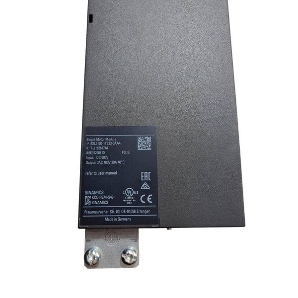 6SL3120-1TE23-0AA4 Siemens S120 Single Motor Module 6SL31201TE230AA4 New In Box