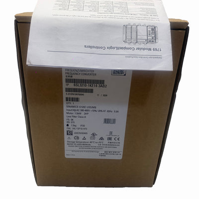 6SL3210-1KE14-3AB2 Siemens Frequency Converter 6SL32101KE143AB2 Brand New Sealed