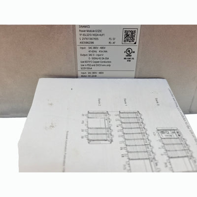 6SL3210-1KE24-4UF1 Siemens Power Module G120C Genunie 6SL32101KE244UF1