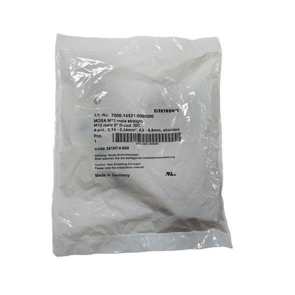 7000-14521-0000000 Murr Connector 700014521-0000000 New Factory Sealed
