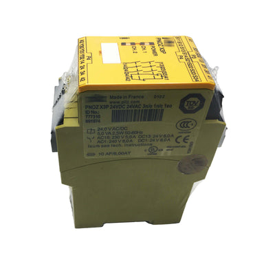 777310 New Pilz PNOZ X3P 24VDC 24VAC 3n/o 1n/c Safety Relay 777310