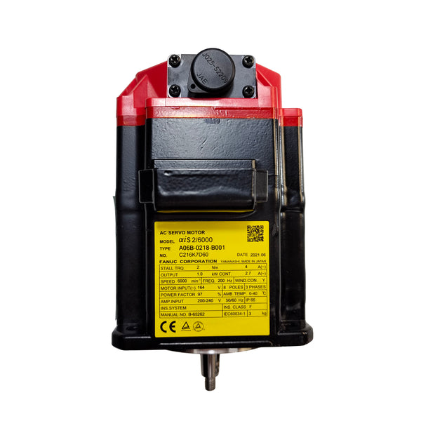 A06B-0218-B001 Fanuc Servo Motor New Sealed A06B0218B001