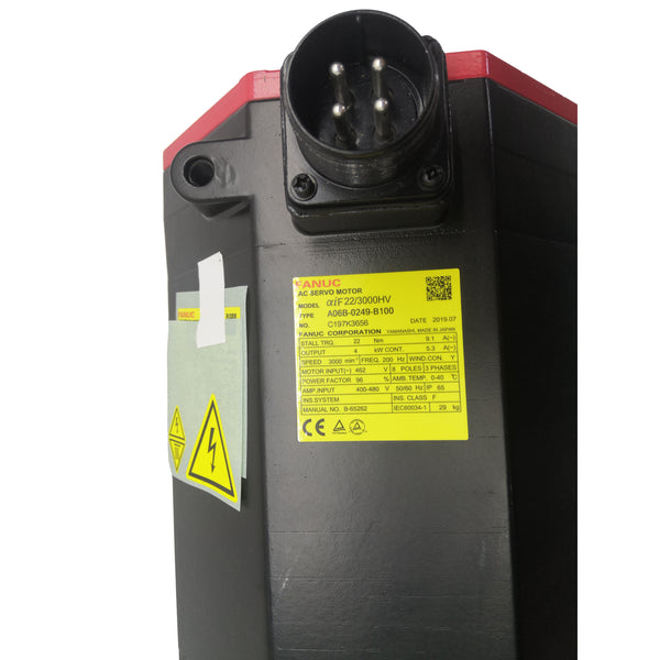 A06B-0249-B100 Genuine New Fanuc Servo Motor A06B0249B100
