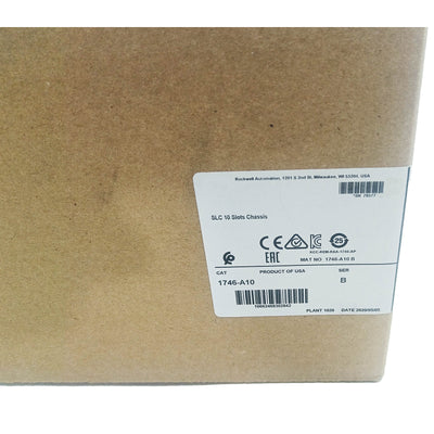 1746-A10 New Factory Sealed AB SLC-500 PLC Chassis/Rack 10 Slots Module 1746A10