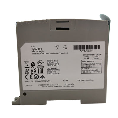 1762-IT4 New Original 1762IT4 Micrologix Thermocouple/ Mv Input Module