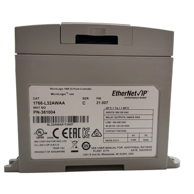 1766-L32AWAA New Original 1766L32AWAA 32 Point Controller