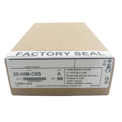 20-HIM-C6S New In Box AB 20HIMC6S Powerflex Panel Mount LCD