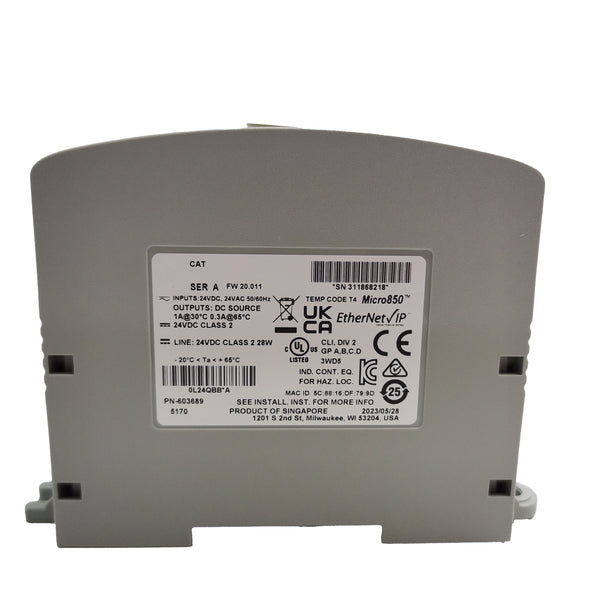 2080-L50E-24QBB Genuine Micro850 24 I/O EtherNet/IP Controller 2080L50E24QBB