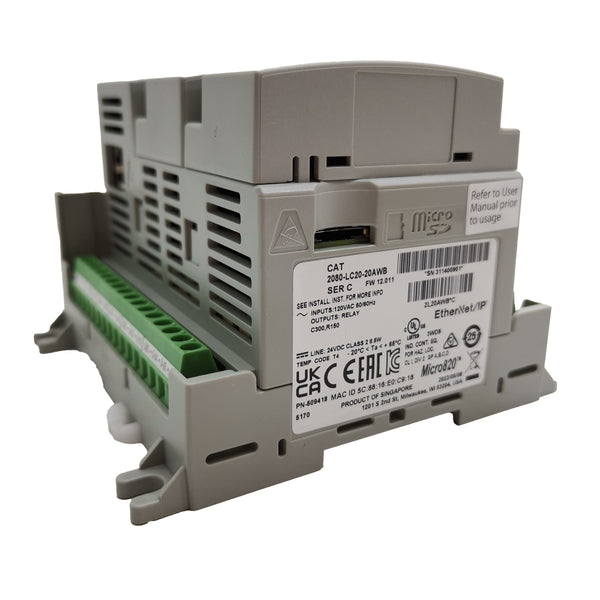 2080-LC20-20AWB New Micro820 20 I/O ENet/IP Controller 2080LC2020AWB