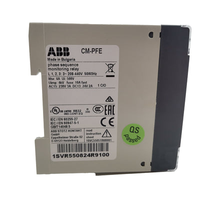 1SVR550824R9100 Genuine ABB Phase Monitoring Relay 1SVR550824R9100
