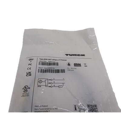 BIM-UNT-AP6X-0.3-PSG3S Genuine Turck Sensor BIMUNTAP6X0.3PSG3S