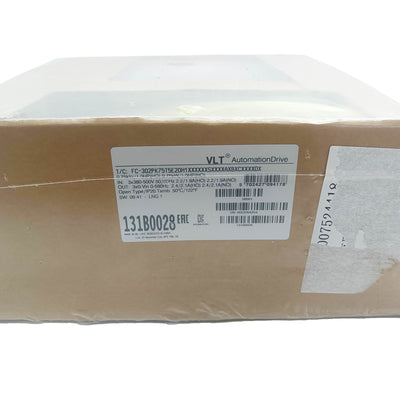 131B0028 New Danfoss Frequency Inverter VLT FC302PK75T5E20H1XXXXXXSXXXXAXBXCXXXXD