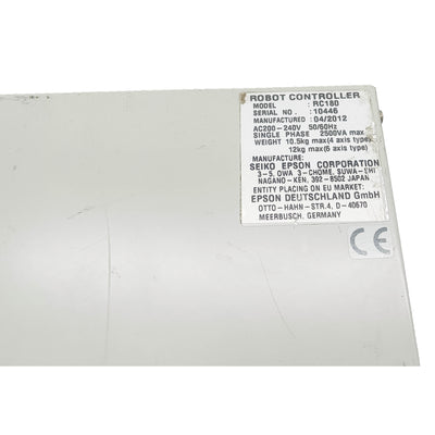 RC180 Used Seiko Epson RC180 Basic Device Robot Controller With One Option Unit