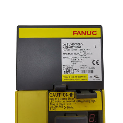 A06B-6127-H207 Fanuc A06B6127H207 Servo Drive Genuine New