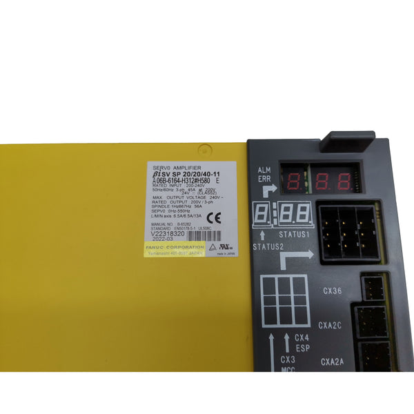 A06B-6164-H312#H580 Fanuc A06B6164H312#H580 Genuine Servo Drive