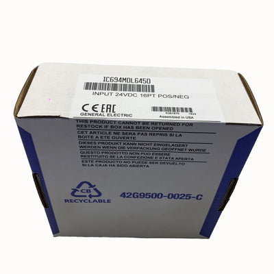 IC694MDL645D GE Fanuc Input Module 24VDC Brand New In Box IC694MDL645D