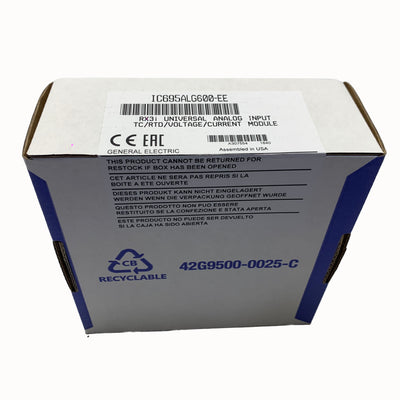 IC695ALG600-EE GE Fanuc Universal Analog Input Current Module IC695ALG600EE New