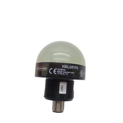 75671 Banner Engineering K50LGRYPQ Indicator Light New Original