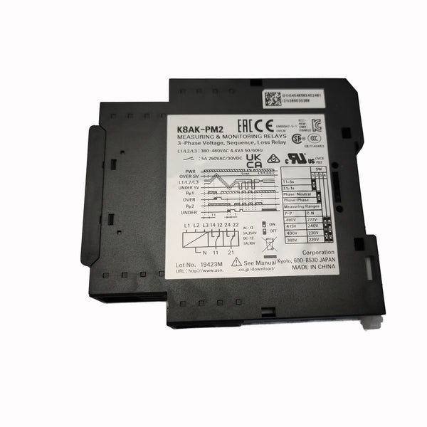 K8AK-PM2 New In Box K8AKPM2 Omron Monitoring Relay