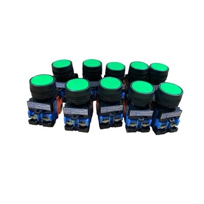 KH-2201-11G KOINO Green Push Button Switch KH220111G Brand New