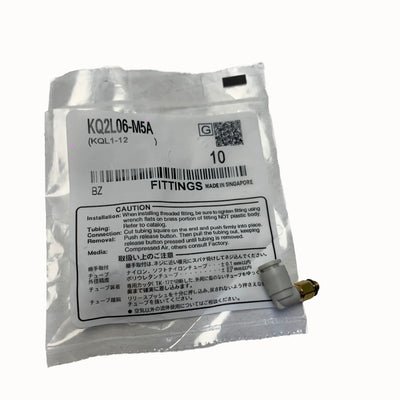 KQ2L06-M5A New Factory Sealed SMC Connector KQ2L06M5A