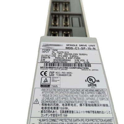 MDS-C1-SP-15-N Brand New Original Mitsubishi Spindle Drive MDSC1SP15N