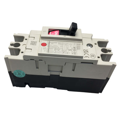 NF32-SV2P5A Mitsubishi Molded Case Circuit Breaker 2P 5A Amp 200V AC New NF32SV2P5A
