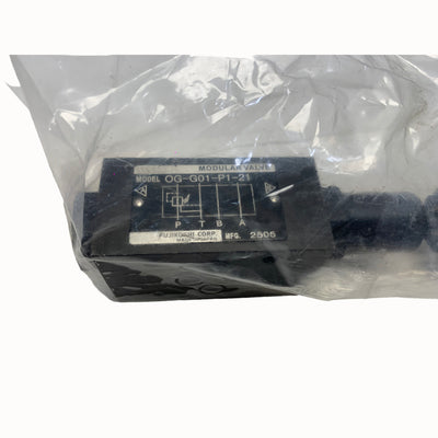 OG-G01-P1-21 New Original Nachi Hydraulic Modular Valve OGG01P121