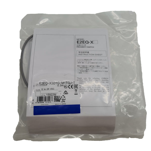 E2EQ-X3D1G-M1TGJ-T 0.3m Brand New Omron E2EQX3D1GM1TGJT Sensor