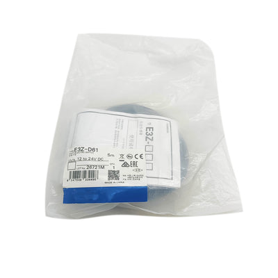 E3Z-D61 New Factory Sealed Omron E3ZD61 12 To 24V DC 5m Photoelectric Sensor