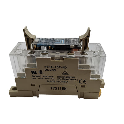 P7SA-10F-ND Genuine Omron Relay With G7SA3A1B 24VDC Socket Base