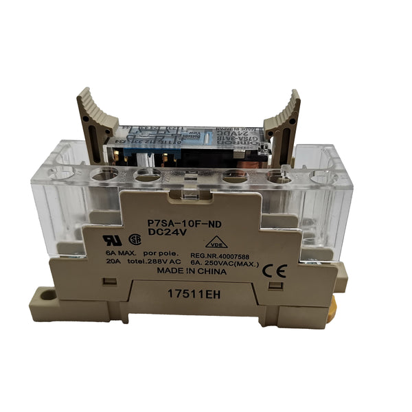 P7SA-10F-ND Genuine Omron Relay With G7SA3A1B 24VDC Socket Base