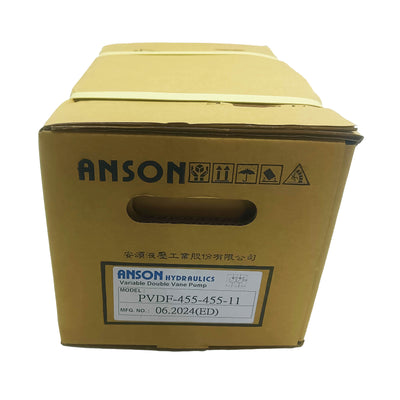 PVDF-455-455-11 New In Box PVDF45545511 ANSON Variable Double Vane Pump