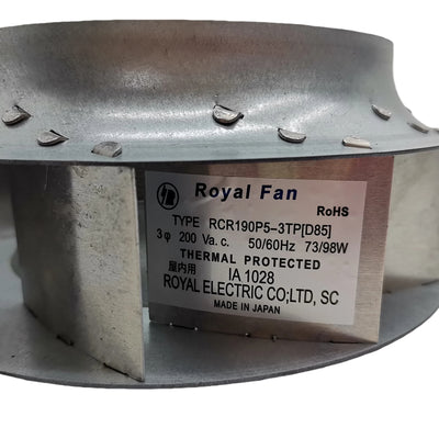RCR190P5-3TPD85 Genuine RCR190P53TPD85 Royal Fan Cooling Fan