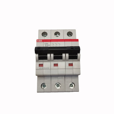 S203-D63 New Sealed S203D63 3P 63A ABB Circuit Breaker